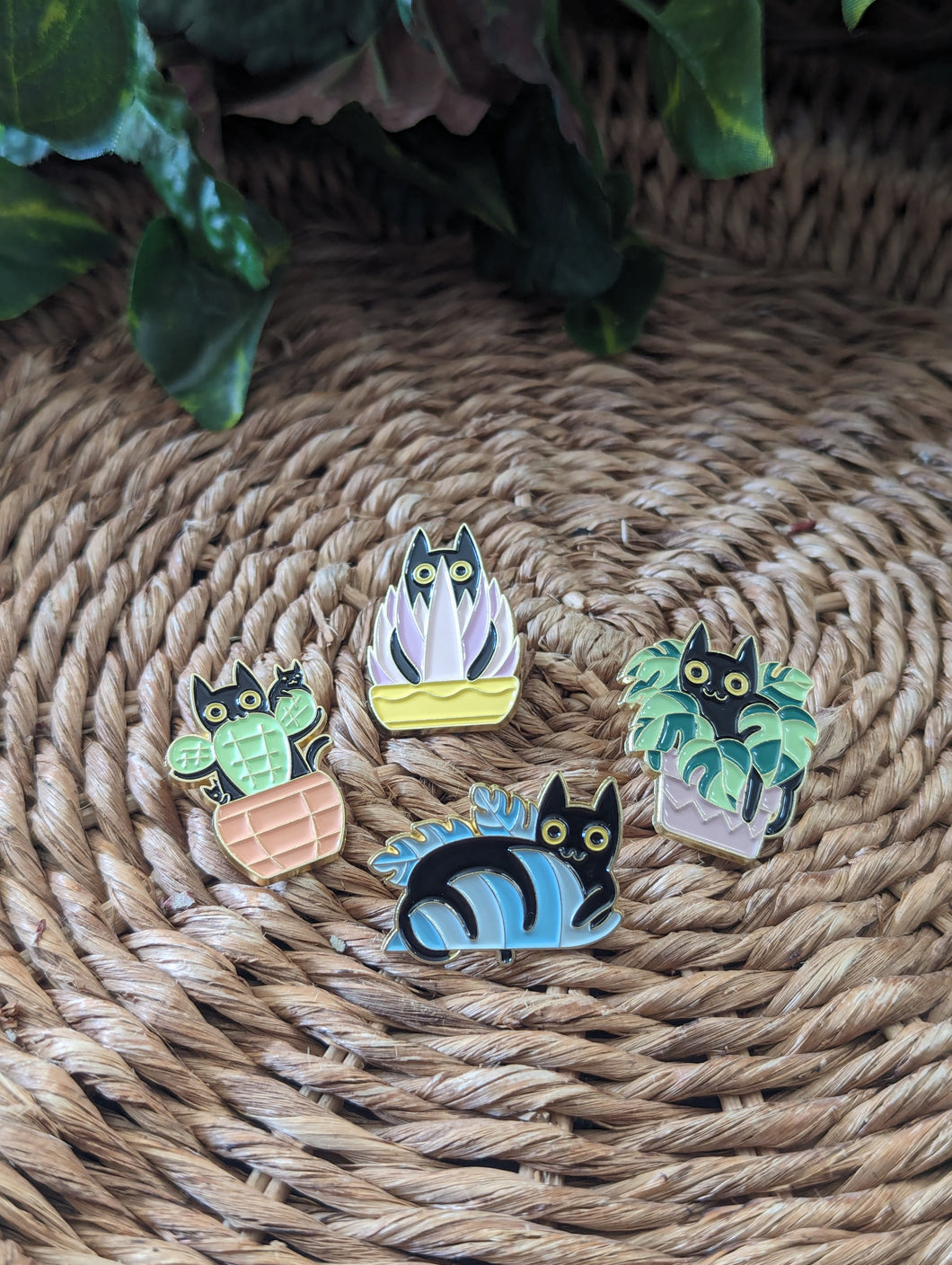 Cat Plant Pin Pack