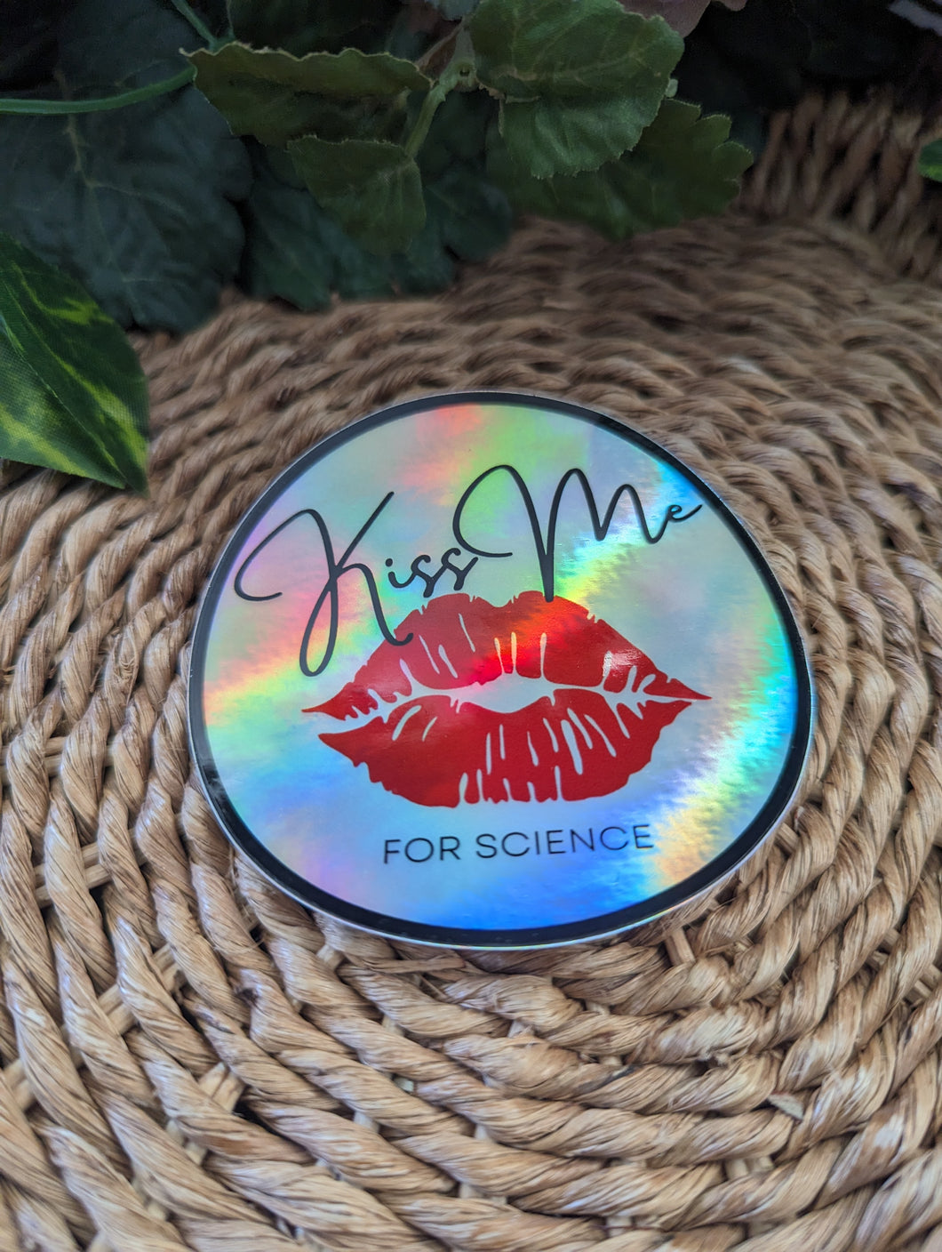 Kiss Me for Science Sticker