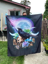 Load image into Gallery viewer, Raven Tapestry Wicca

