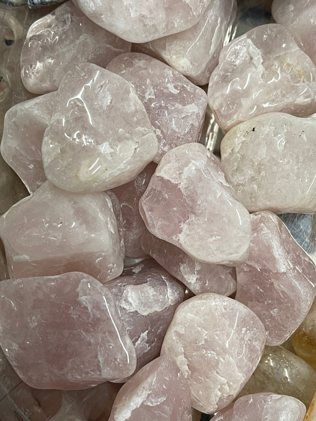 Rose Quartz Large Rough Tumbled